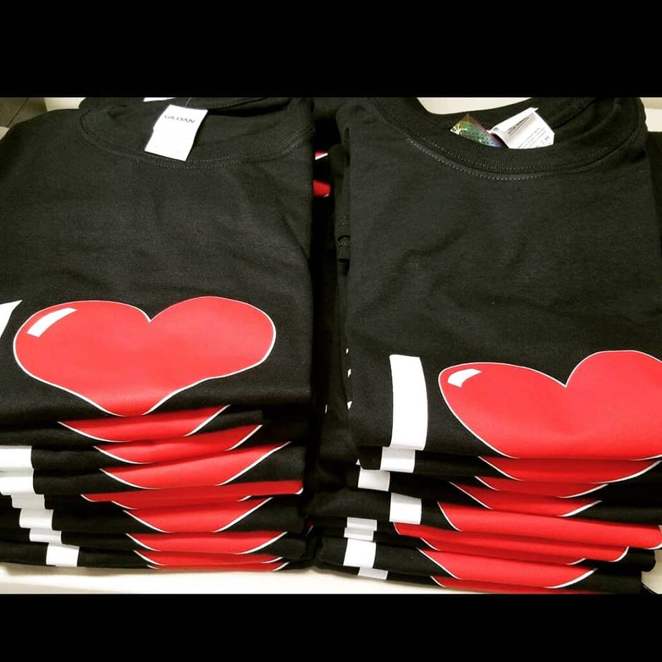 I Love Beaver black t-shirt